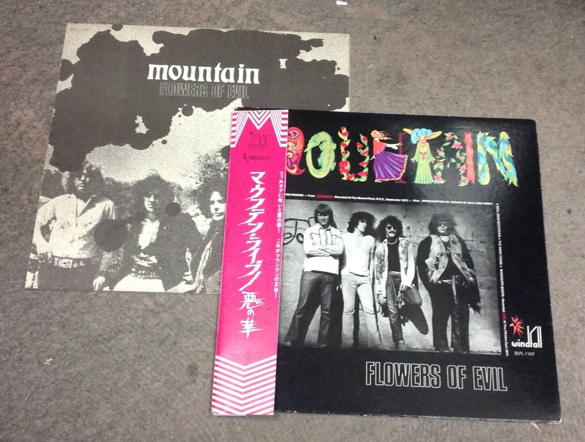Mountain 1 lp album , Flowers of evil , Japan press拍卖