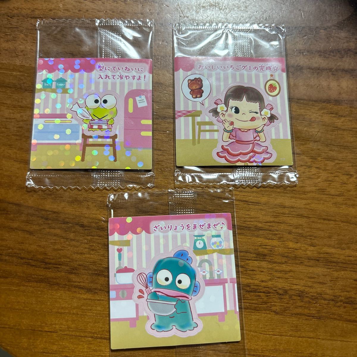 新品未使用 未開封 サンリオ サンリオグミ ハンギョドン けろけろけろっぴ ペコちゃん シール セット拍卖