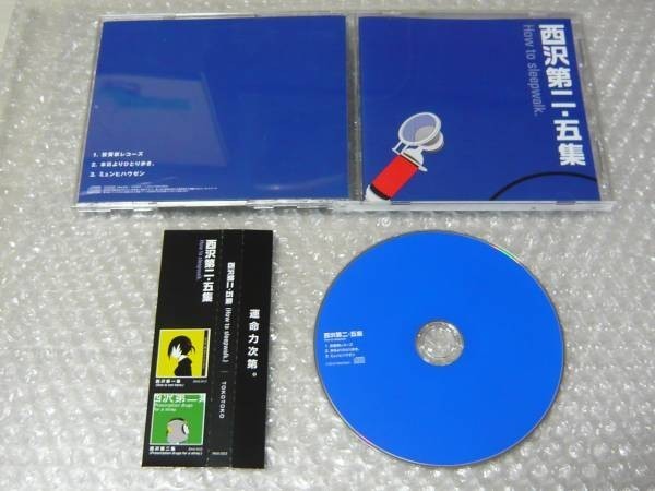 TOKOTOKO CD 「西沢第二・五集 (How to sleepwalk)」 帯付き 西沢さん 投資家レコーズ 本日よりひとり歩き ミュヒハウゼン拍卖