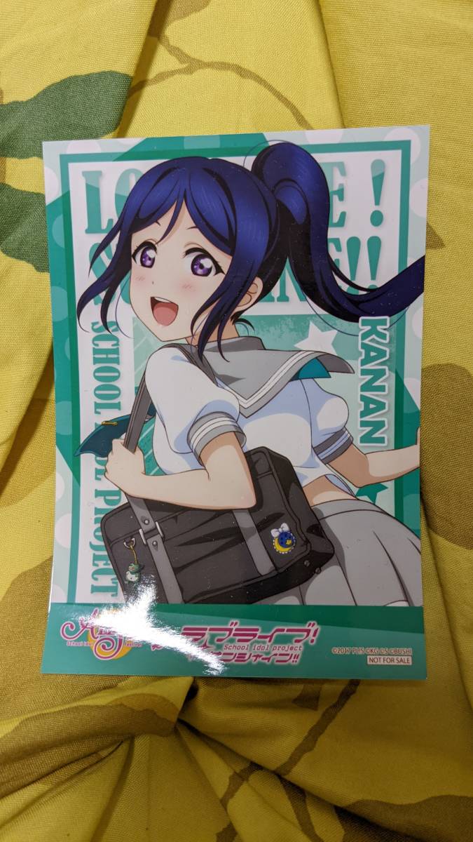 【送料無料】ラブライブ!サンシャイン!! 松浦果南 THEキャラCAFEお台場デックス店限定ブロマイド (非売品)拍卖
