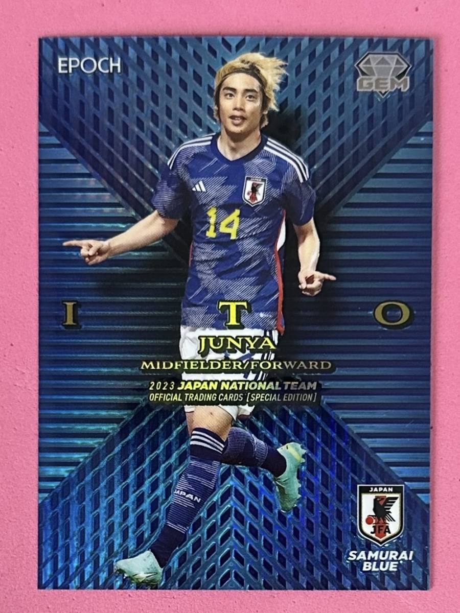 EPOCH 2023 サッカー日本代表 GEMカード 柏レイソル 伊東純也拍卖
