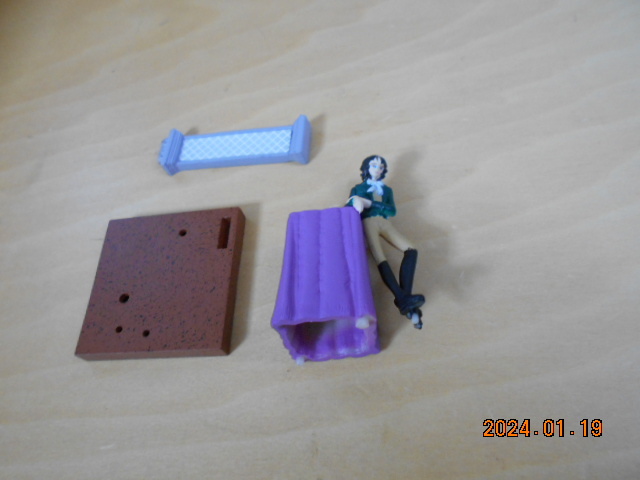 ベルサイユのばら ジオラマフィギュア アンドレ ローソン限定 トレーディングフィギュア 画像現状渡し拍卖