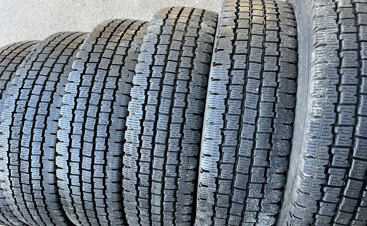 スタッドレス 205/80R17.5 120/118 BS W969 2013年製 深溝 6本セット拍卖