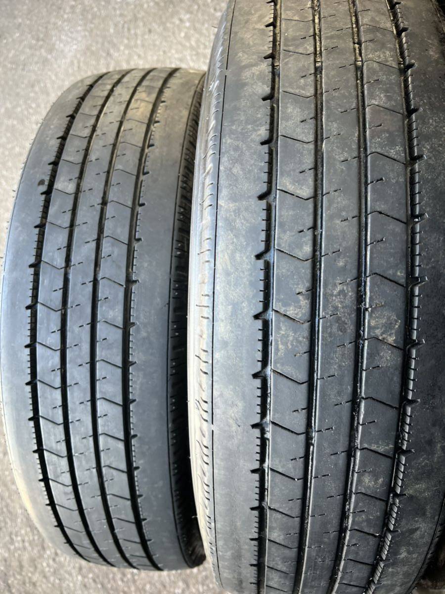 グッドイヤー FLEX STEEL G223 205/75R16 113/111 LT 夏 小型トラック 2021年製 ビート切れあり 5.5ミリ 2本セット拍卖