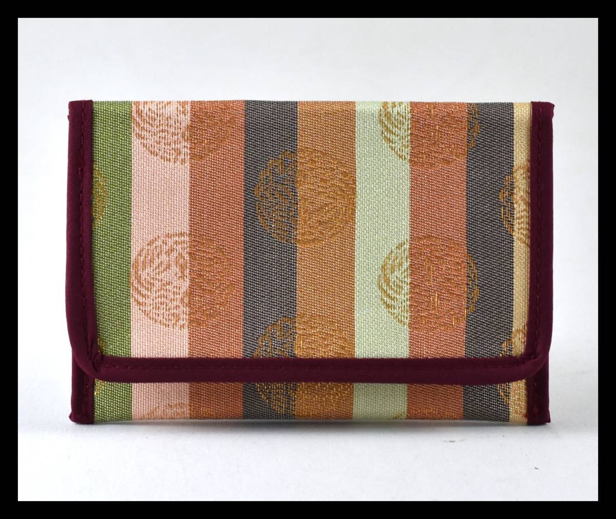 ▲楠廸庵▲名物裂柄小茶巾入れ③ 茶道具拍卖