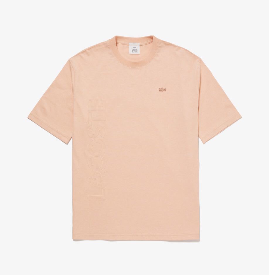 ★新品未使用LACOSTE L!VE ネームステッチクルーネックTシャツ拍卖