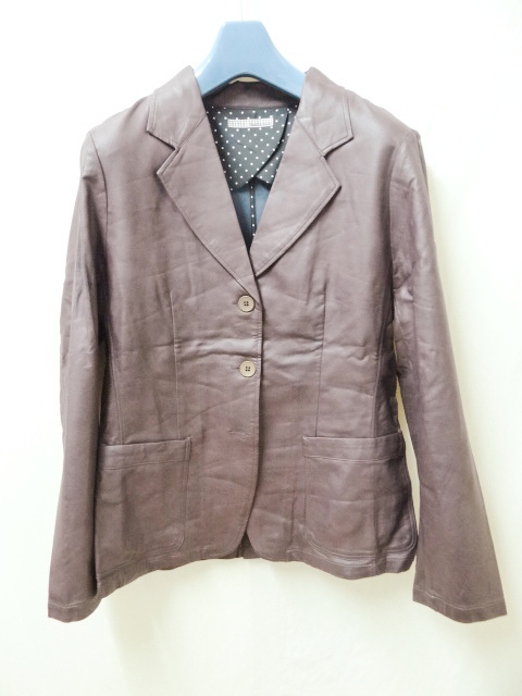 TM KIT WORK UP ティーエムキットワークアップ 新品未使用 合皮テーラージャケット ボルドー拍卖