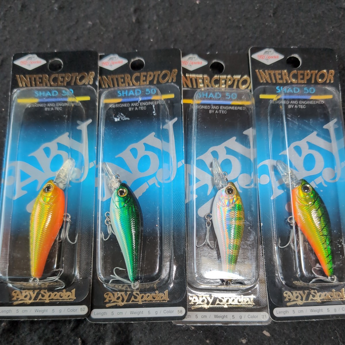 ■新品■エイテック■インターセプターシャッド50■4色セット■拍卖