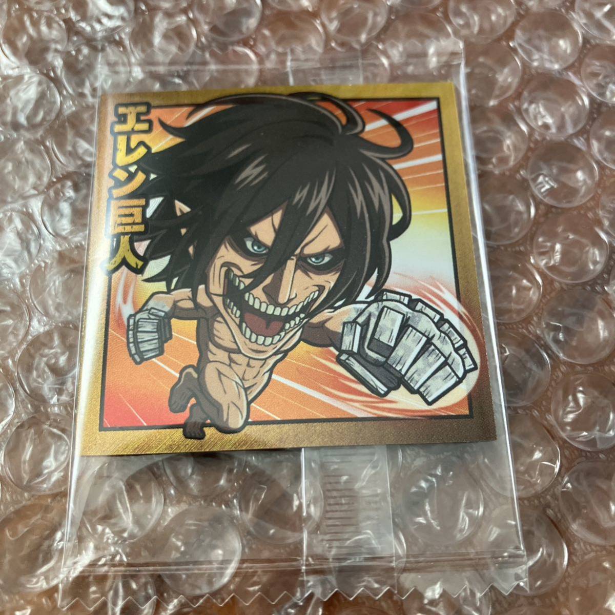 進撃の巨人 シール ウエハース エレン巨人 R拍卖