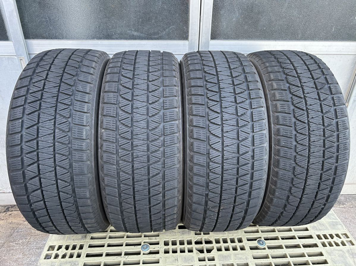 BRIDGESTONE 255/45R20 DM-V3 スタッドレス4本セット、2019年2本、2020年2本、8.02mm前後、レクサスRZ、アリア、テスラn20などに拍卖