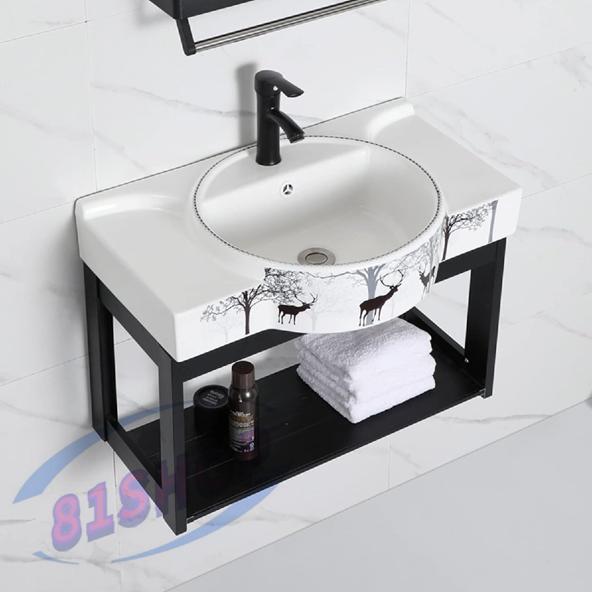 「81SHOP」人気美品★流し台 キッチンシンク 流し台 キッチンシンク 簡易流し台 ホットおよびコールド蛇口付き ガーデンシンク拍卖