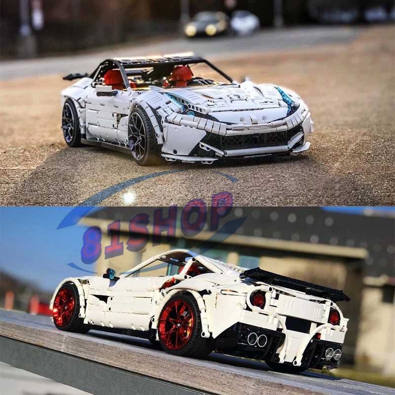 「81SHOP」LEGO互換 レゴ風 テクニック F12 ベルリネッタ ホワイト タイプ 3158ピース拍卖