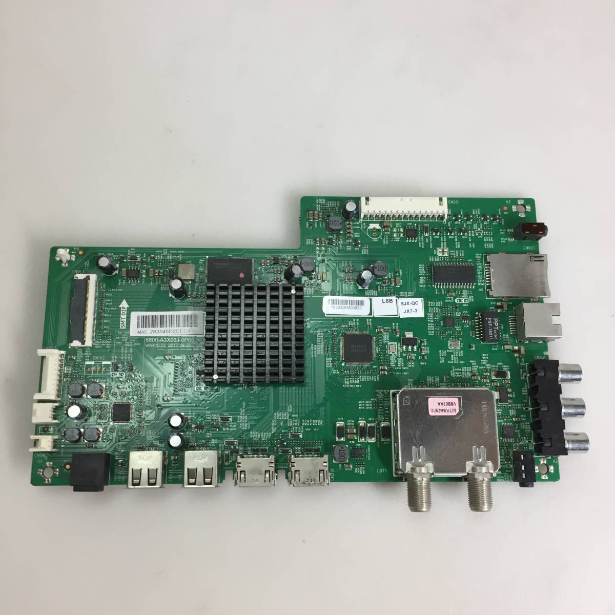 □maxzen マクスゼン 43V型 フルハイビジョン液晶テレビ J43SK03 メイン基板拍卖