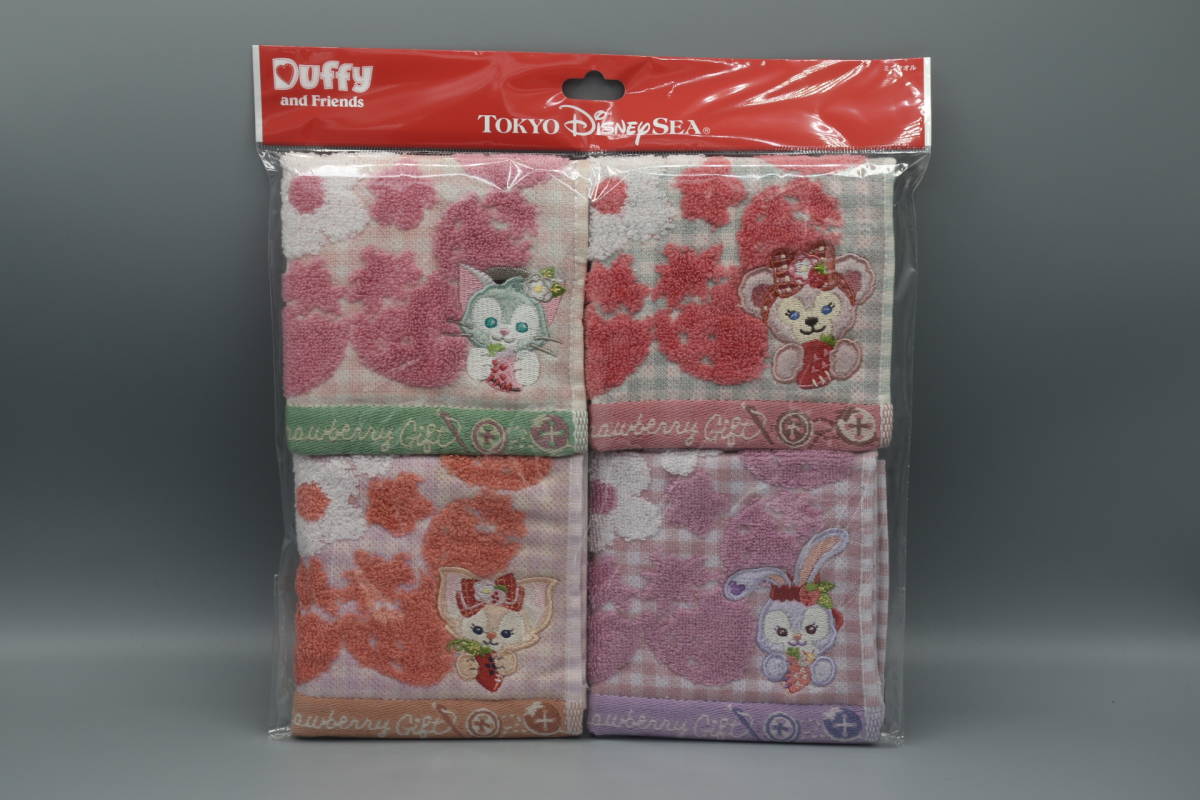 ☆TDS限定 ハートフェルト・ストロベリーギフト シェリーメイ ミニタオル4枚☆拍卖