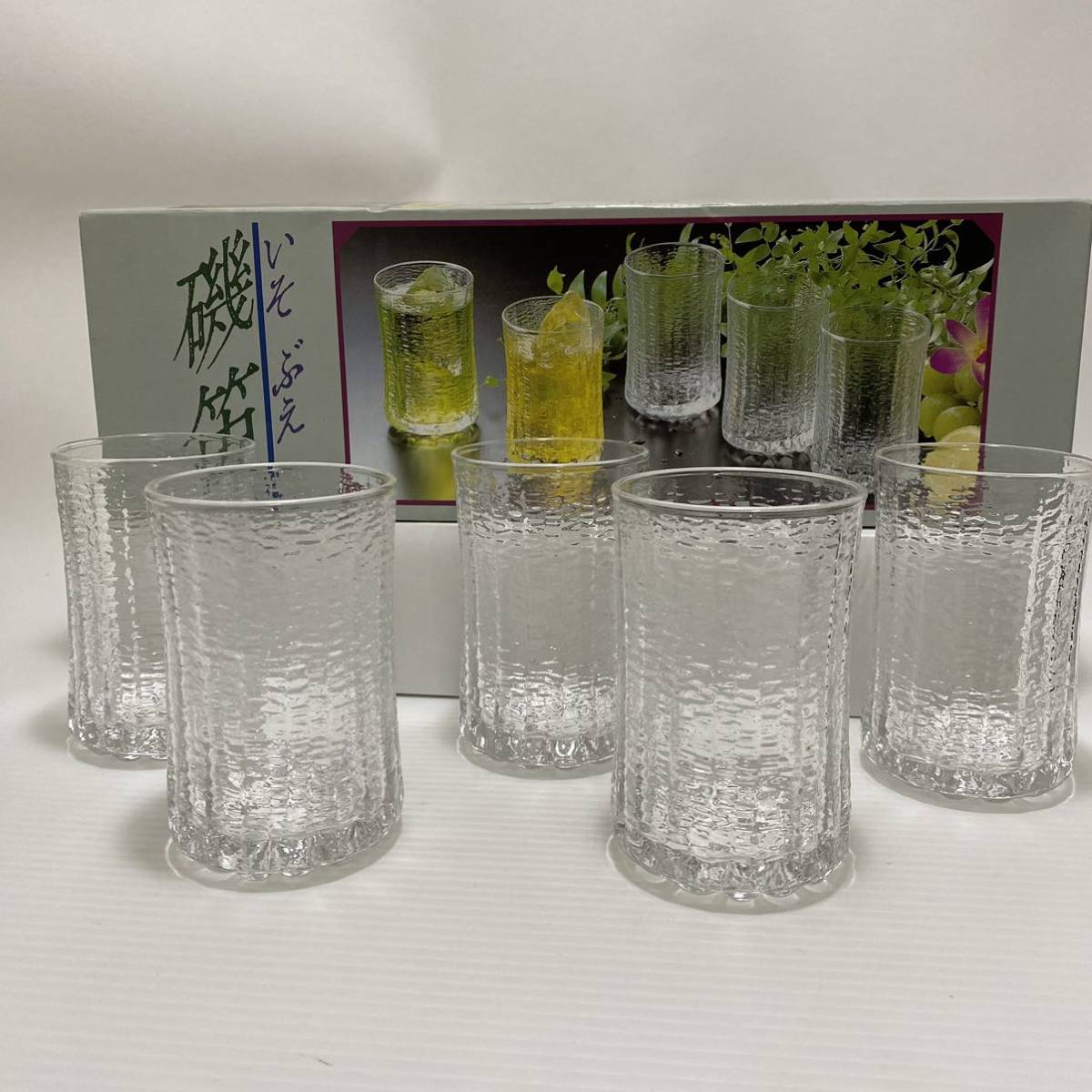 磯笛 TOYO GLASS イソブエタンブラー 5個 OTK-310-S タンブラーグラス ビールグラス グラス クリア レトロかわいい 透明 未使用拍卖