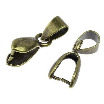 バチカン 2個 真鍮製金具アクセサリー材料コネクターパーツ留め金18mm×5mm拍卖