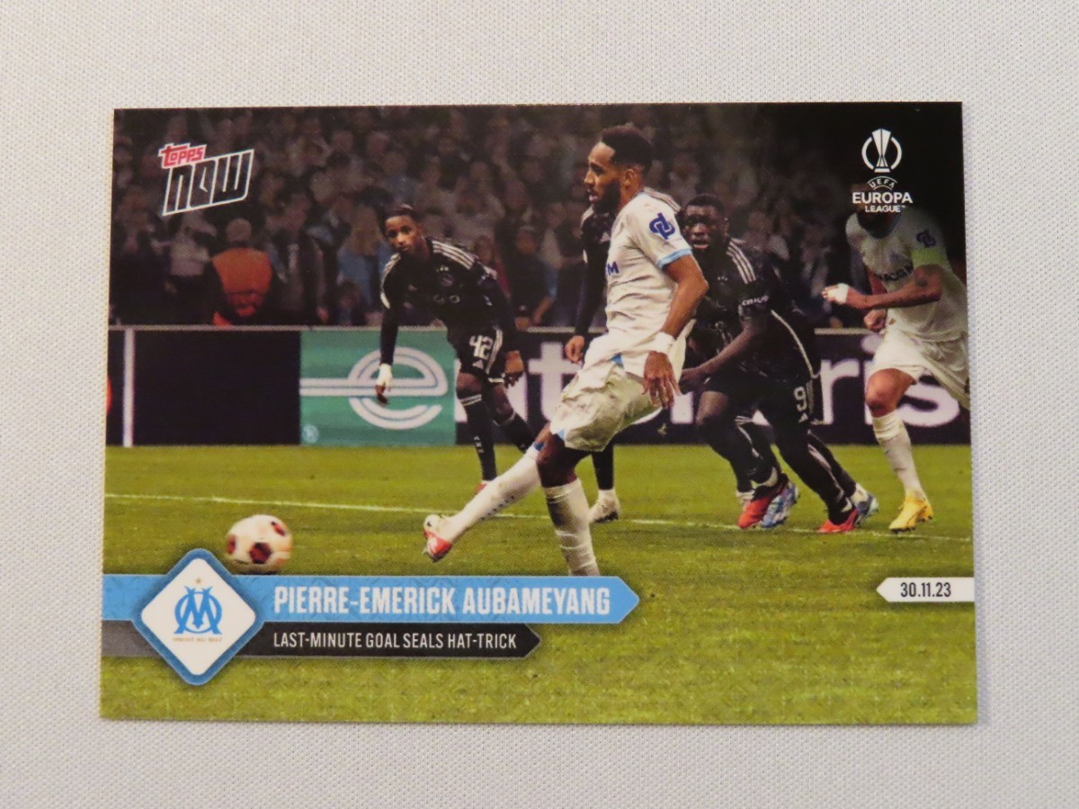 topps now カード ピエール=エメリク・オーバメヤン Pierre-Emerick Aubameyang #023 トップスナウ UEL 2023-24 マルセイユ Marseille拍卖