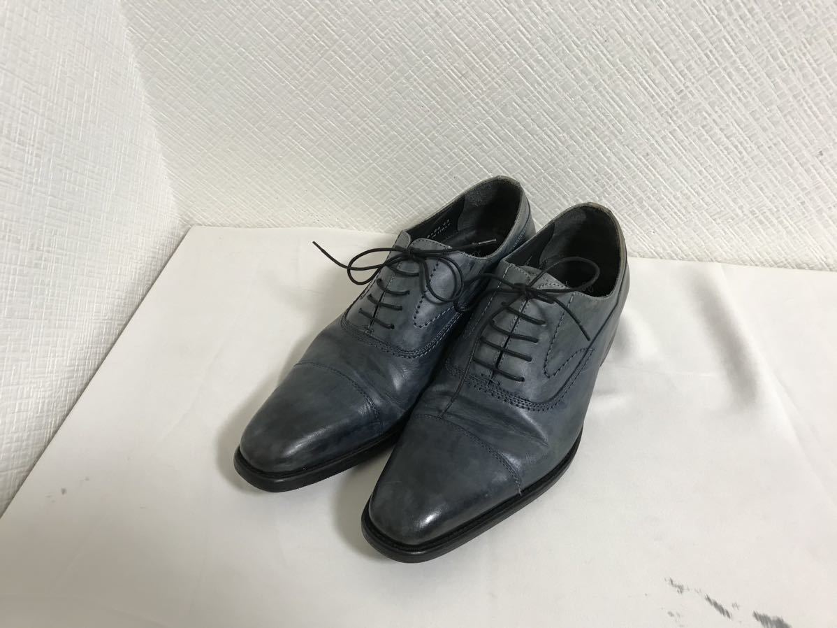 本物カルツォレリアトスカーナCalzoleria Toscana本革レザーブーツビジネスシューズ靴メンズスーツアメカジ紺ネイビー26.5cmイタリア製43拍卖