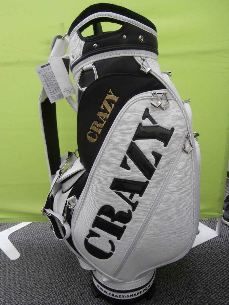 CRAZY クレイジー、キャディバッグ ホワイト拍卖