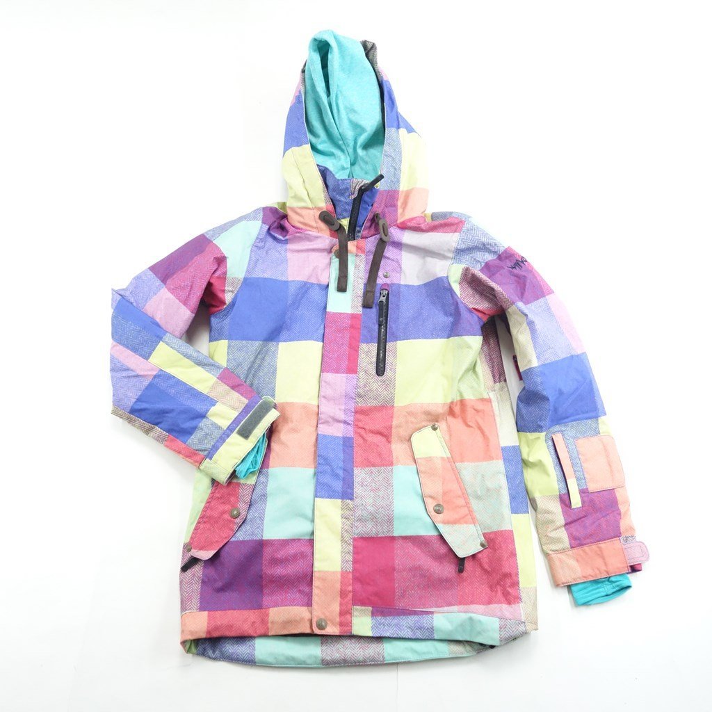 中古 14/15 ESTIVO SWEETIE JKT EV-7026W レディースSサイズ スノーボードジャケットウェア エスティボ拍卖