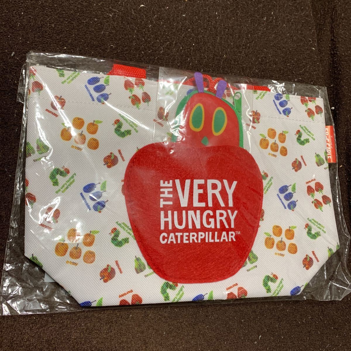 新品 はらぺこあおむし 郵便局 ミニポーチ付トート拍卖