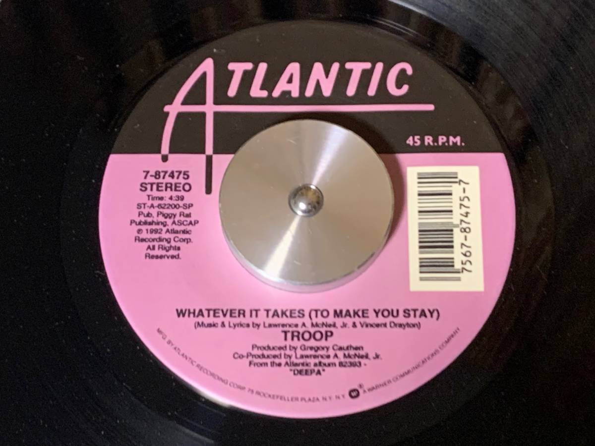 TROOP ♪WHATEVER IT TAKES 7インチ 45拍卖