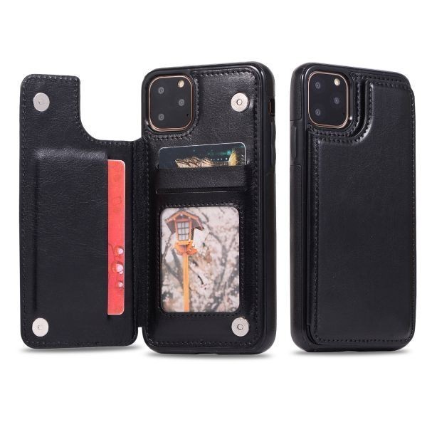 iPhone12 【c1黒】スマホカバー PUレザー カード収納 スマホケース アイフォン 携帯ケース 耐衝撃 落下防止 保護拍卖