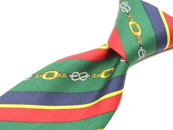RICHEL(リッチェル) シルクネクタイ ストライプ柄 SPAIN製 842584C141R24拍卖