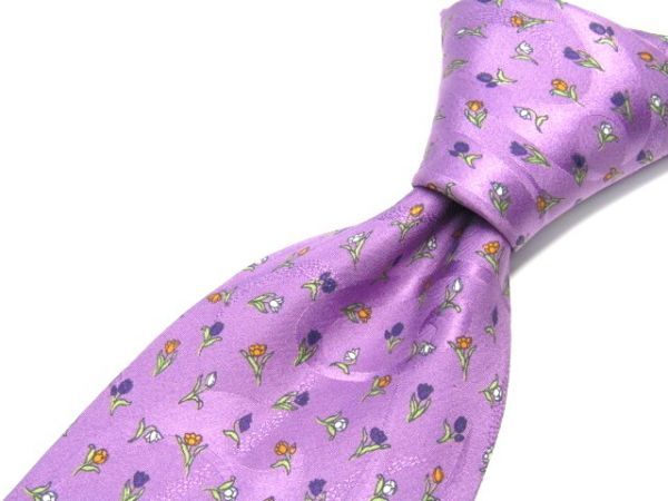 ENRICO COVERI(エンリココベリ) シルクネクタイ 花小紋柄 イタリア製 840854C120R25拍卖