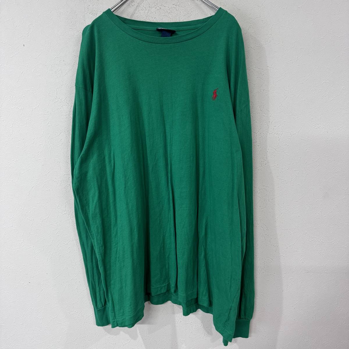 ビンテージ ポロ ラルフローレン ワンポイント 刺繍 デザイン ロンT 240122拍卖