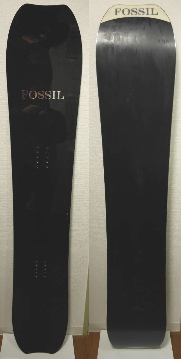 ★中古良品! FOSSIL ALL MOUNTAIN 158cm 2013モデル フォッシル オールマウンテン ツー スノーボード パウダー 浮力◎ ウチヤマ製 送料無料拍卖