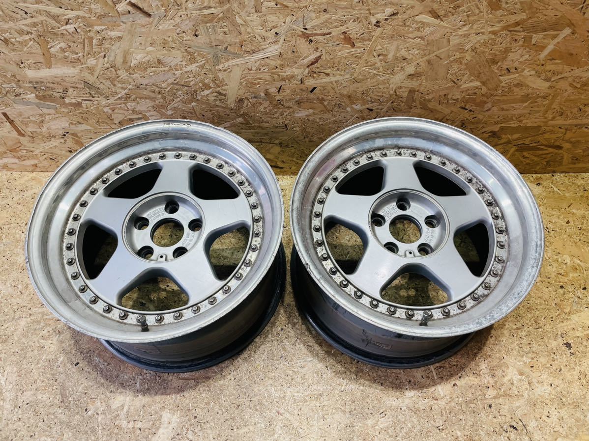 ★希少★OZ RACING OZレーシング フッツーラ 17インチ 2本 PCD114.3-5H 17×9.5J+38 鍛造 FORGED / 11 95 7 N16拍卖