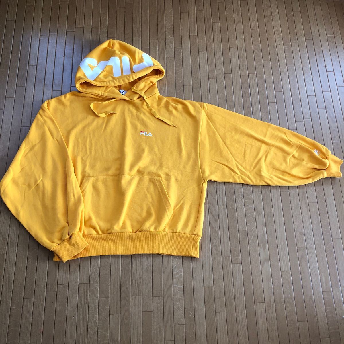 昭和レトロ FILA レディースS 子供150.160サイズ パーカー トレーナー フィラ ジュニア ガール拍卖