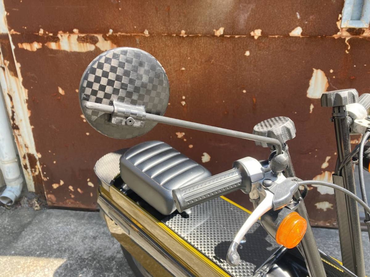 モトコンポ ドライカーボン製 ミラー 開繊 AB12 ダックス拍卖