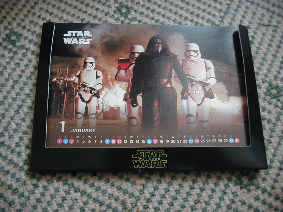 STAR WARS スター・ウォーズ フォースの覚醒 2016年卓上カレンダー 非売品拍卖