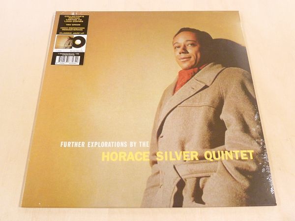 1000枚限定 未開封 ホレス・シルヴァー Further Explorations 復刻リマスター180g重量盤LP Horace Silver Art Farmer Cliff Jordan 1589拍卖