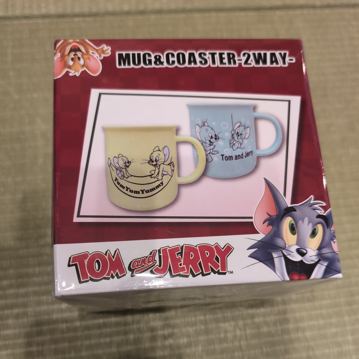 トムとジェリー★マグ&コースター 2way ブルー拍卖