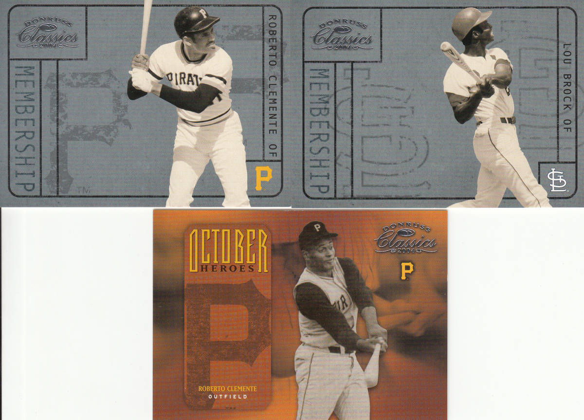 2004 DONRUSS Classics 3枚set 2499枚限定拍卖
