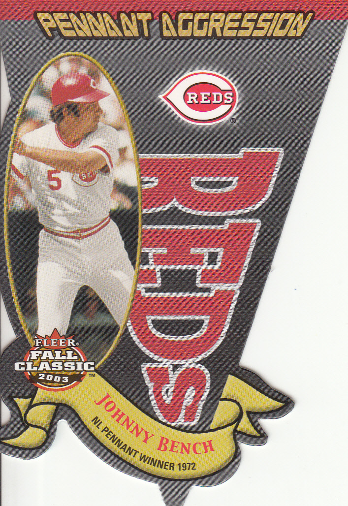 2003 FLEER FALL CLASSIC 'JOHNNY BENCH' 0100/1972 13OF20PA拍卖