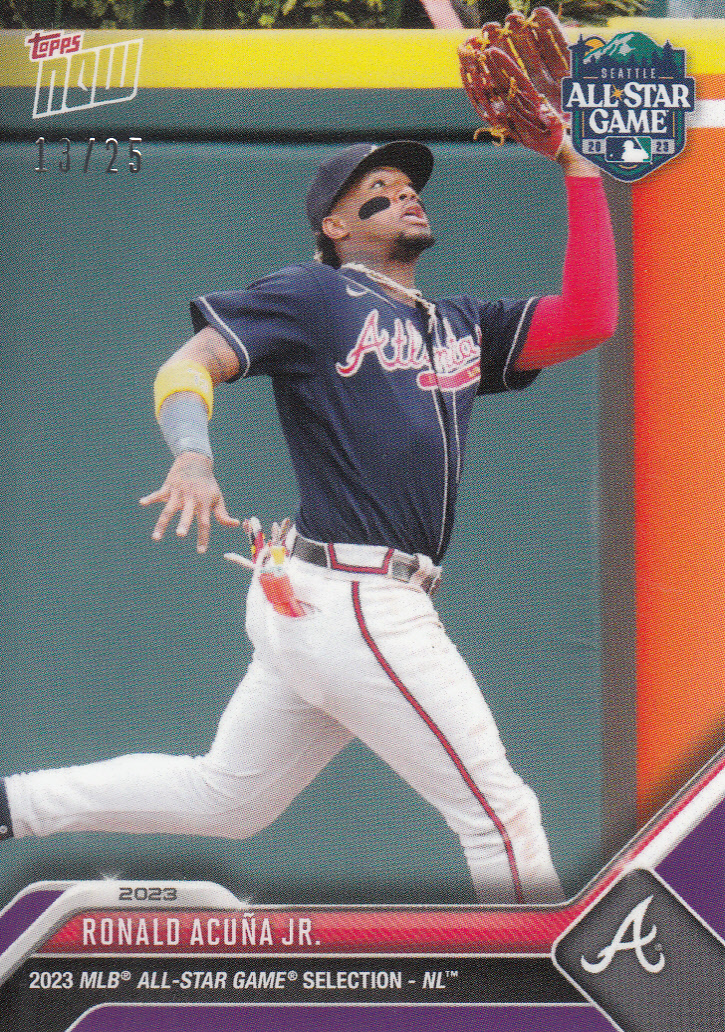 2023 topps now 25枚限定 MLB ALL-STAR GAME 'RONALD ACUNA JR.' 13/25 拍卖