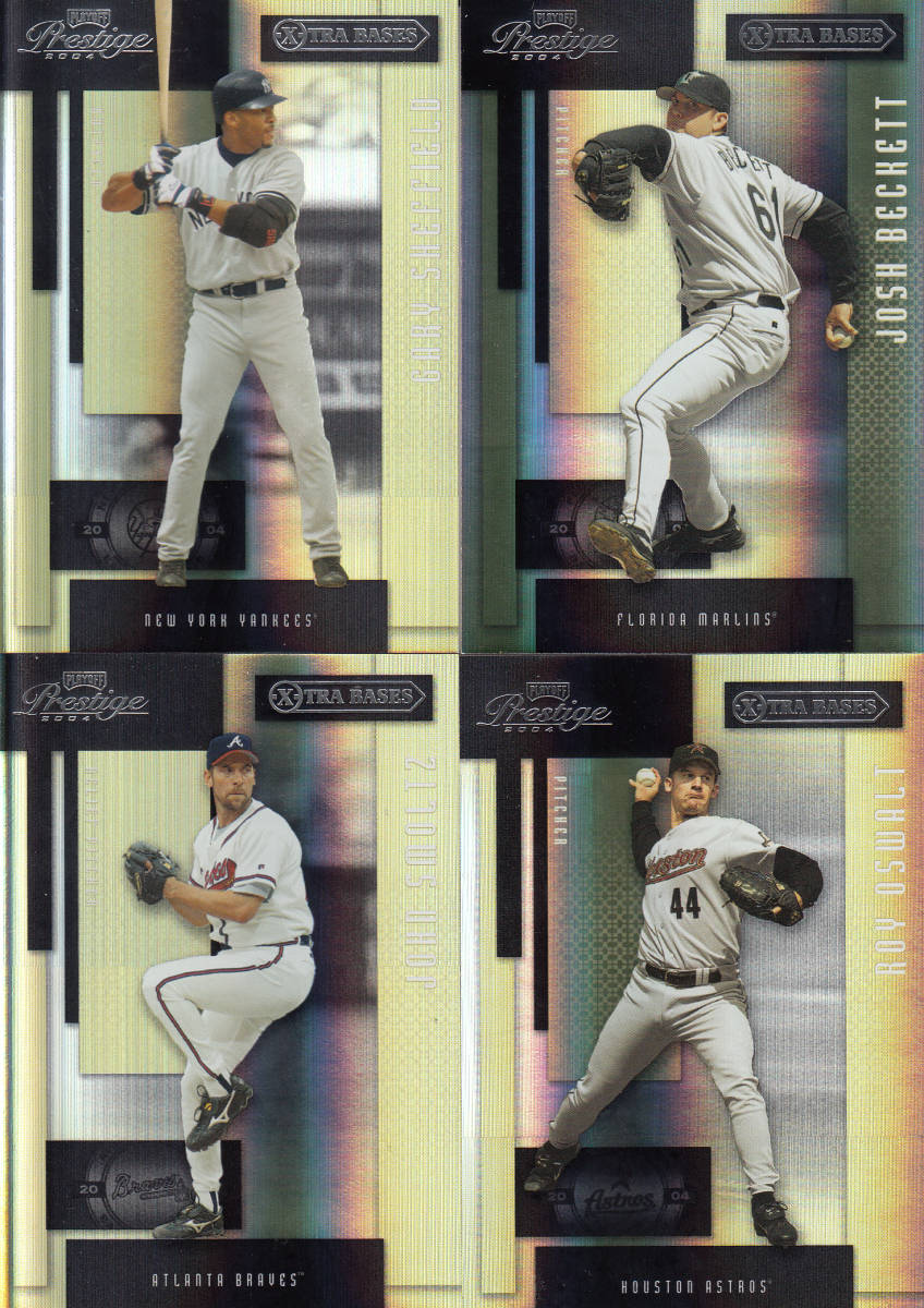 2004 PLAY OFF Prestige XTRA BASES 4枚set 75枚限定拍卖