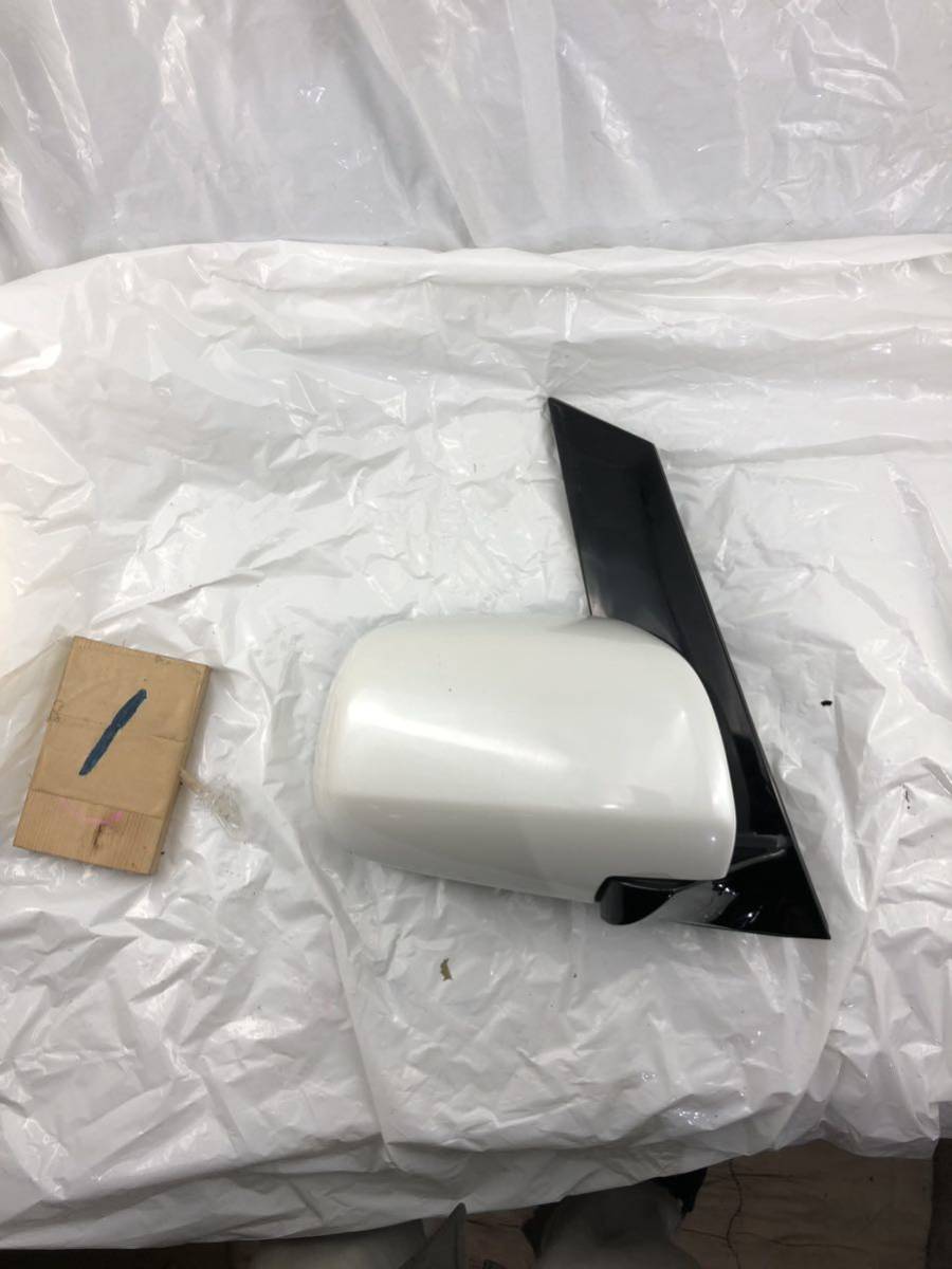 h1.64 アルファード MNH15 サイドミラー 5ピン 20年 070 白パール ホワイトパール 右 右側運転席側拍卖