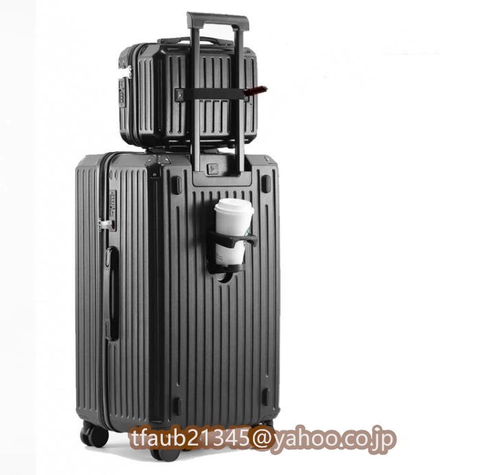 品質保証、30インチ大容量スーツケース、無料化粧ケース、TSA通関コンビネーションロック拍卖