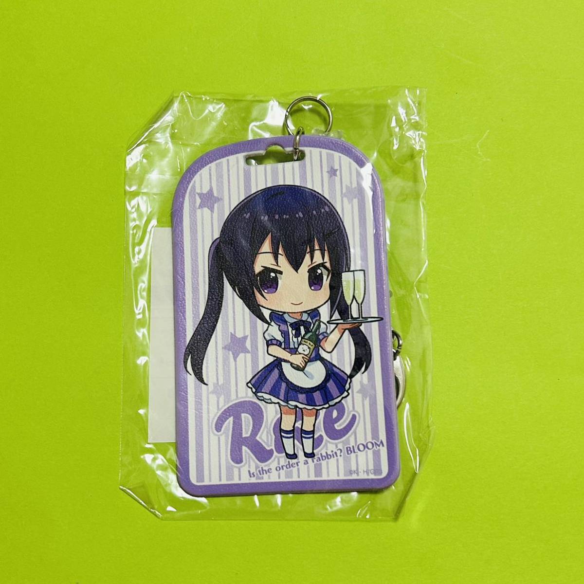 未使用 ご注文はうさぎですか? BLOOM リゼ ダイカット パスケース拍卖