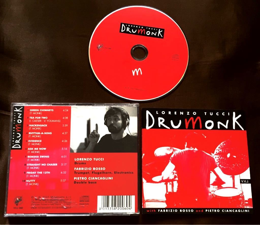 セロニアス・モンク曲集/ピアノレス/ファブリッツィオ・ボッソ/ロレンツォ・トゥッチ/ピエトロ・チャンカリーニ/伊ビバップ・トリオ2007年拍卖