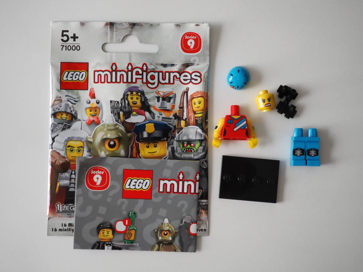 【開封未組立】LEGO レゴ ミニフィギュア シリーズ9 NO.8 ローラー・ダービー・ガール Roller Derby Girl ローラースケート minifigures拍卖