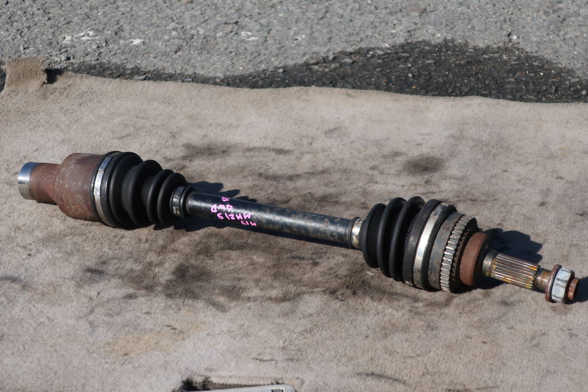 H19 MH21S / MH22S 中期 ワゴンR K6A NA 4WD 5F MT ABS装着車 フロント 右側 ドライブシャフト / 118255km拍卖