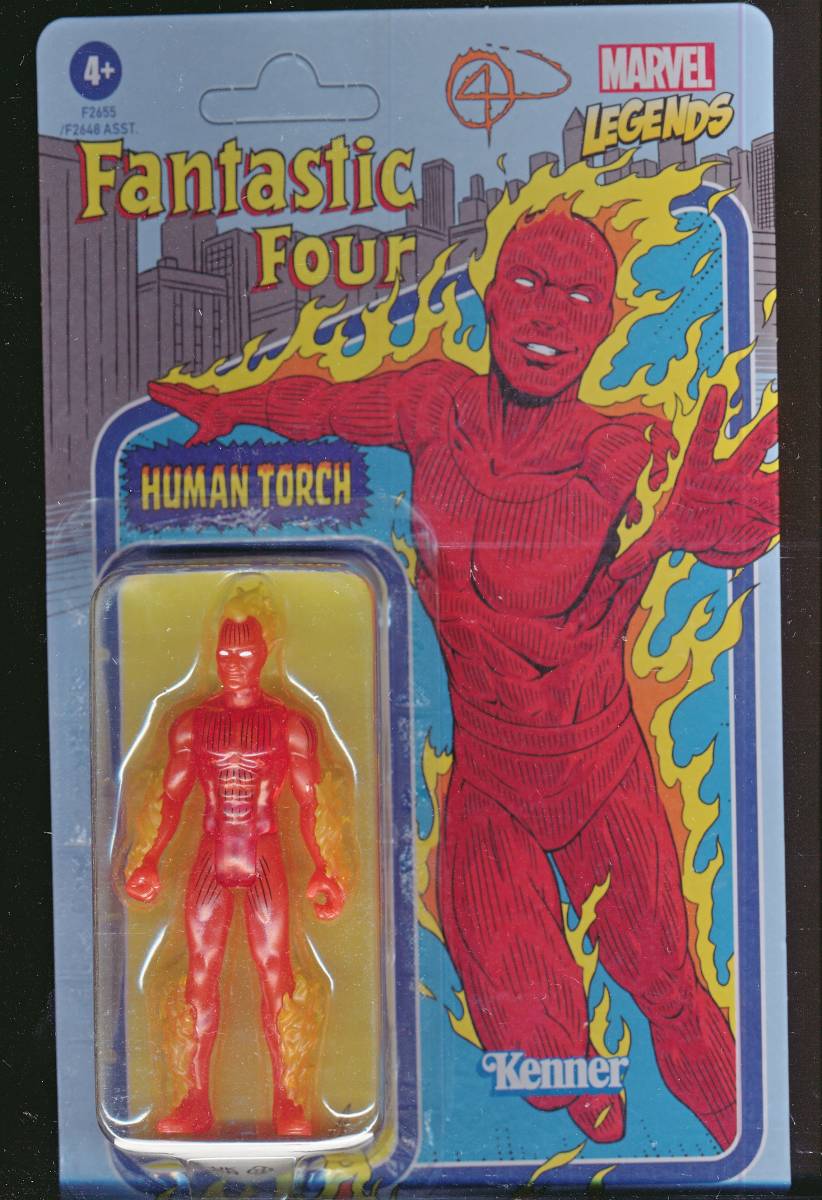 マーベルレジェンド レトロ RETRO 3.75インチ マーベル・コミック シリーズ1#06 ヒューマン・トーチ(ファンタスティック・フォー★未開封拍卖