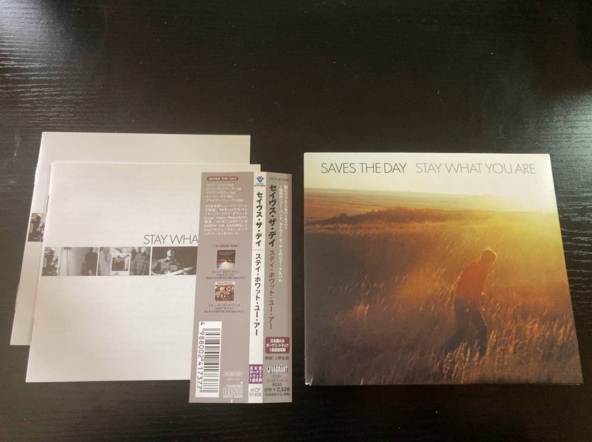 SAVES THE DAY STAY WHAT YOU ARE 国内盤CD拍卖