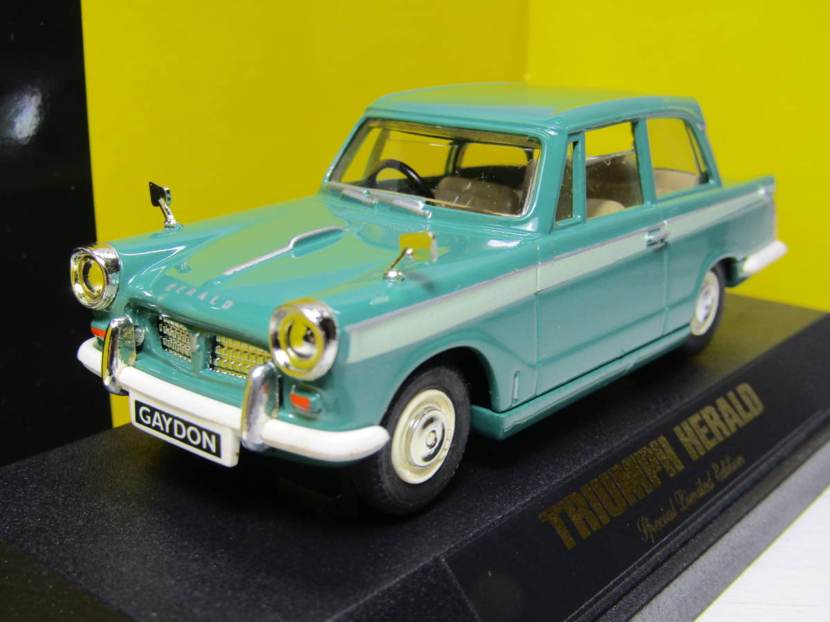 Triumph Herald 1/43 トライアンフ ヘラルド 1996 GAYDON Vanguards 英国製 ブリティシュグリーン 未展示品 Special Limited Edition 拍卖